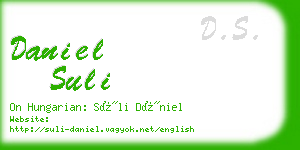 daniel suli business card